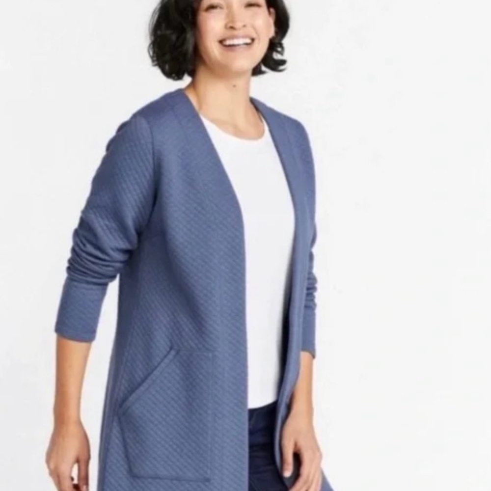 L.L. Bean Quilted Cardigan